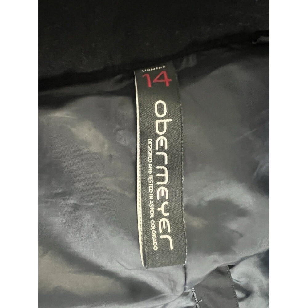 OBERMEYER Women's Black Ski / Snowboard Winter Pants  Size 14 Adjustable waist - Picture 10 of 15